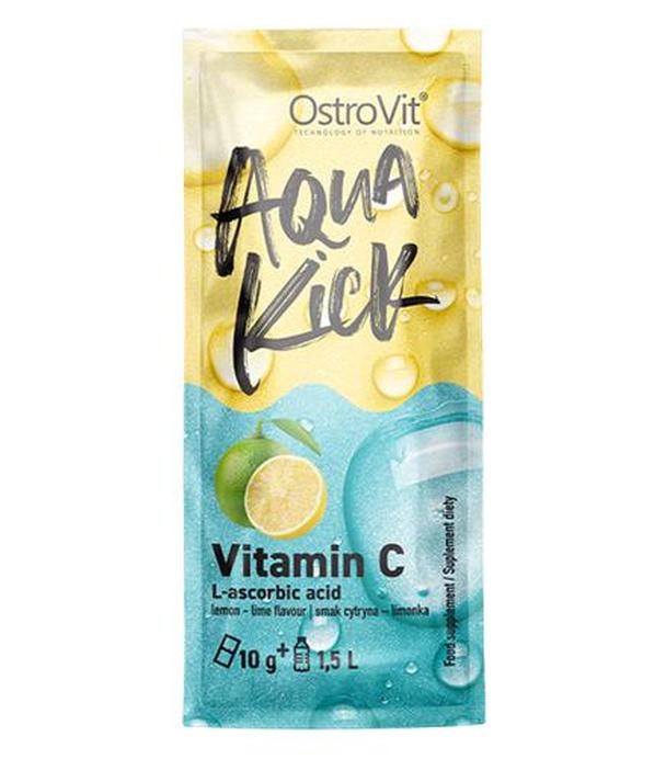 OstroVit Aqua Kick Vitamin C cytrynowo-limonkowy - 10 g - cena, opinie, składniki