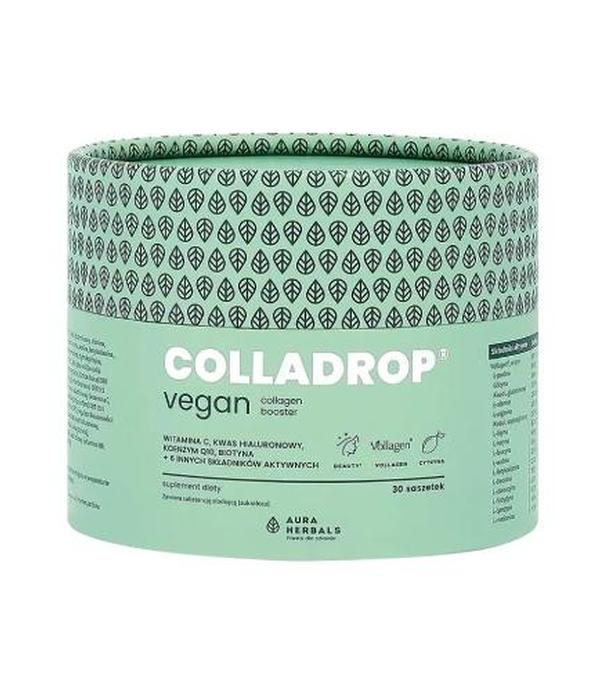 Colladrop Vegan Collagen Booster Vollagen, 2000 mg, saszetki, 30 sztuk