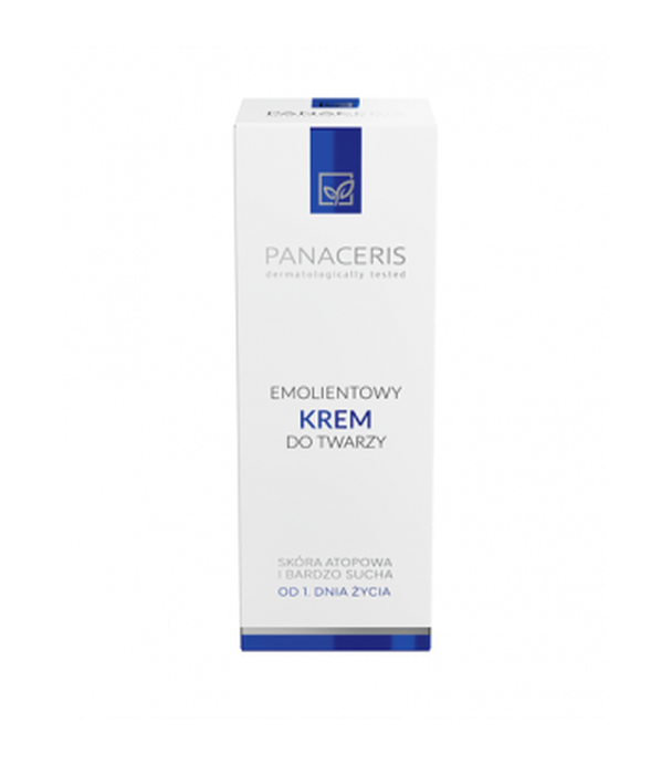 Panceris Emolientowy krem do twarzy, 50 ml