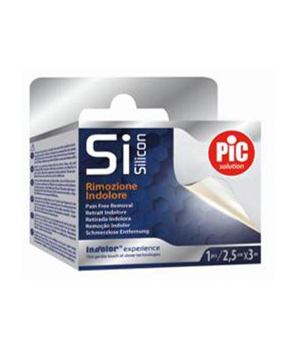 Pic SiSilicon Plaster silikonowy 2,5 cm x 3 m na rolce z włókniny z technologią silikonową, 1szt., cena, opinie, wskazania