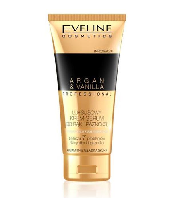 Eveline Cosmetics ARGAN & VANILLA Luksusowy krem-serum do rąk i paznokci, 100 ml, cena, opinie, właściwości