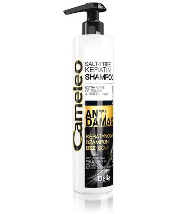 Cameleo Anti Damage Szampon keratynowy do włosów zniszczonych - 250 ml - cena, opinie, stosowanie  - ważny do 2025-09-30