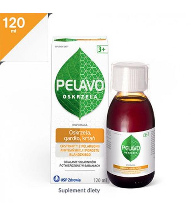 PELAVO OSKRZELA, GARDŁO I KRTAŃ Syrop, 120 ml - ważny do 2025-07-31