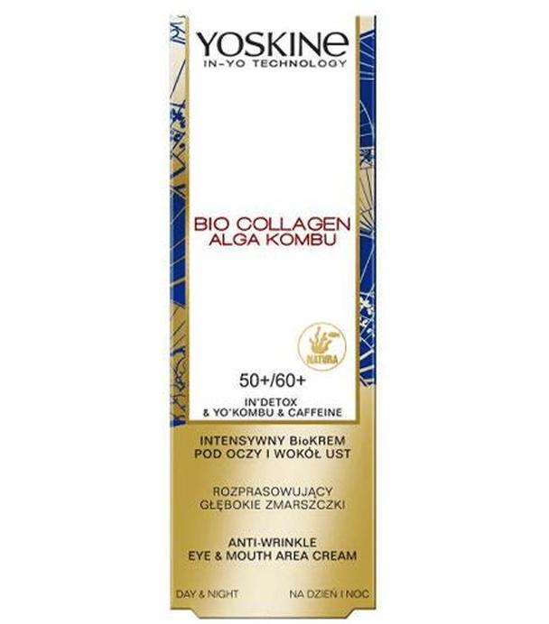 Dax Yoskine Bio Collagen Intensywny krem pod oczy i wokół ust na głębokie zmarszczki na dzień i na noc 50+/60+, 15 ml