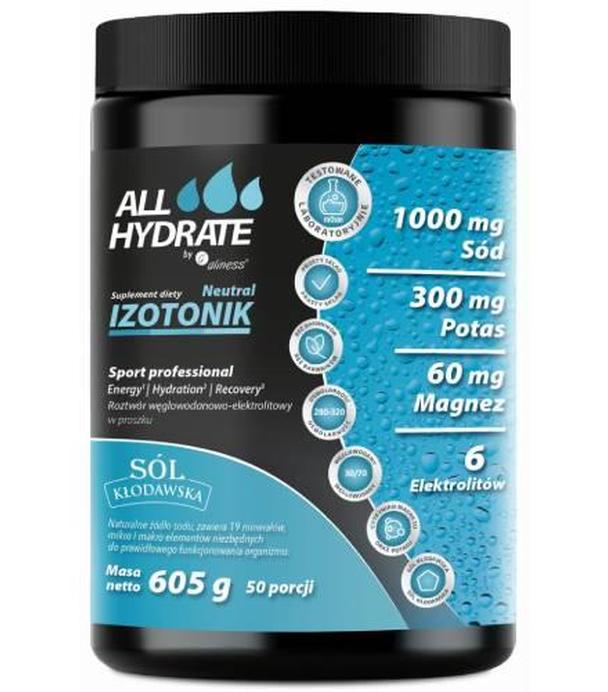 Aliness AllHydrate, Izotonik neutral, 605 g