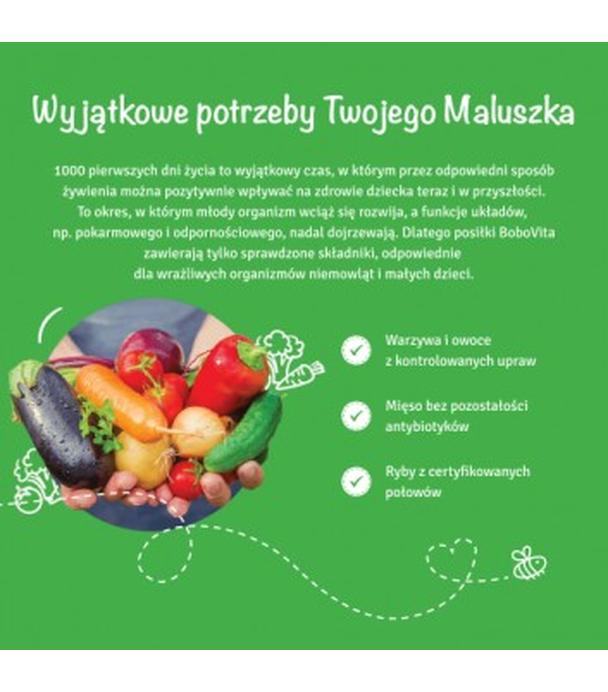 BoboVita Porcja Zbóż Delikatna Mleczna Owsianka z ryżem jagoda-jeżyna-truskawka po 6. miesiącu, 210 g