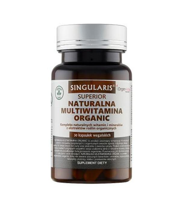Singularis Superior Naturalna Multiwitamina Organic - 30 kaps. - cena, opinie, właściwości
