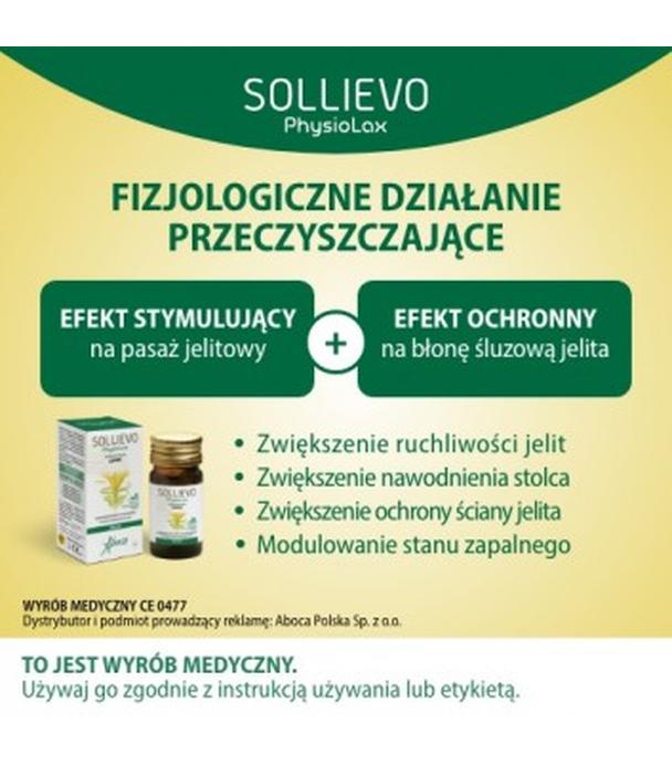 Aboca Sollievo PhysioLax Fizjologiczne leczenie Zaparć - 45 tabl. - cena, opinie, składniki