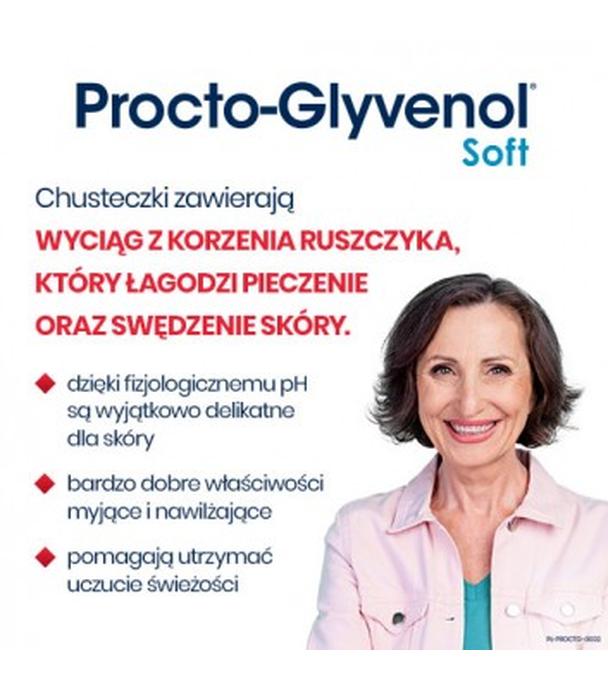 PROCTO-GLYVENOL SOFT Nawilżane chusteczki - 30 szt.