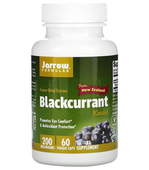 Jarrow Formulas Blackcurrant 200 mg - 60 kaps. - cena, opinie, składniki