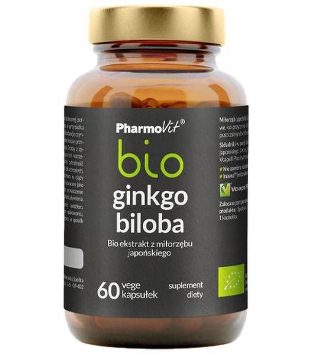 PharmoVit Bio Ginkgo biloba, 60 kaps., cena, opinie, dawkowanie