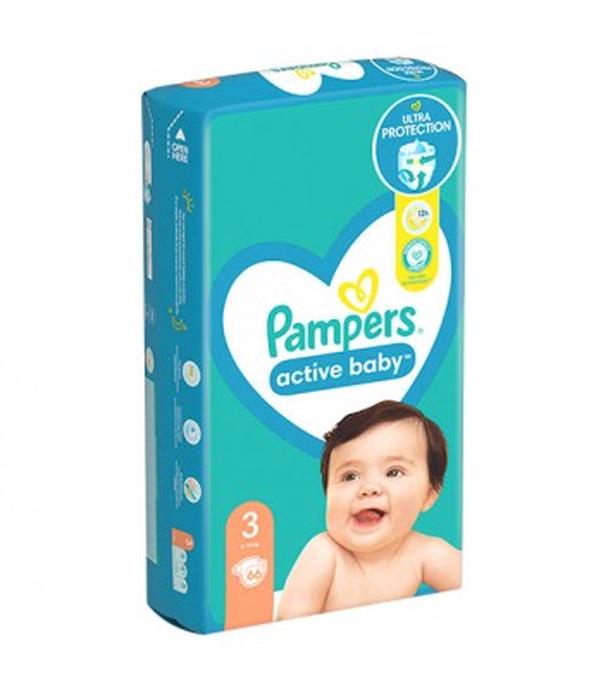 Pampers Pieluchy Active Baby rozmiar 3, 66 sztuk pieluszek
