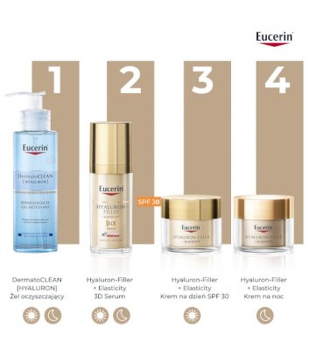 Eucerin Hyaluron-Filler + Elasticity Krem na dzień SPF 30 do skóry dojrzałej przeciwzmarszczkowy, 50 ml
