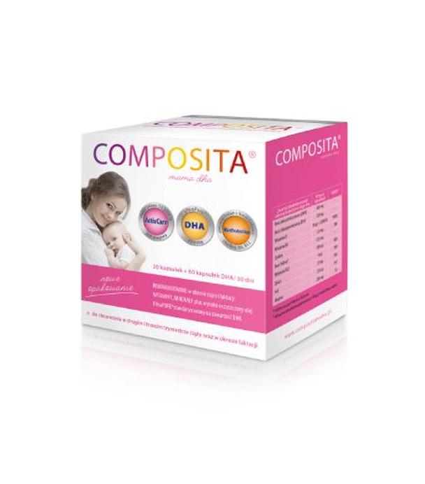 Composita Mama DHA, kapsułki, 90 sztuk