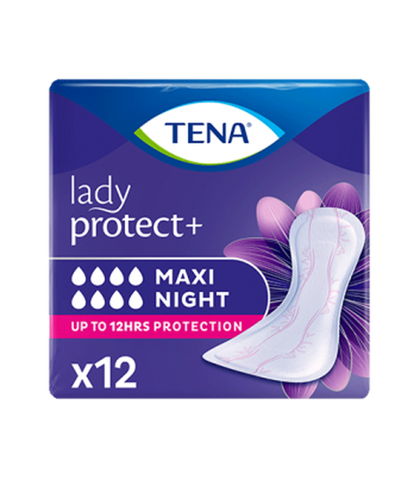 TENA LADY MAXI NIGHT Specjalistyczne podpaski, 12 sztuk