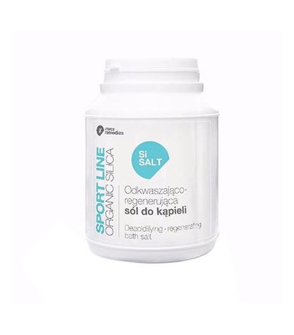 Invex Remedies Sport Line Organic Silica Odkwaszająco - Regenerująca sól do kąpieli - 1500 g - cena, opinie, stosowanie - ważny do 2025-09-30