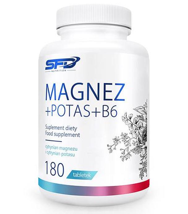 Allnutrition Magnez + Potas + B6, 180 tabl., cena, opinie, właściwości