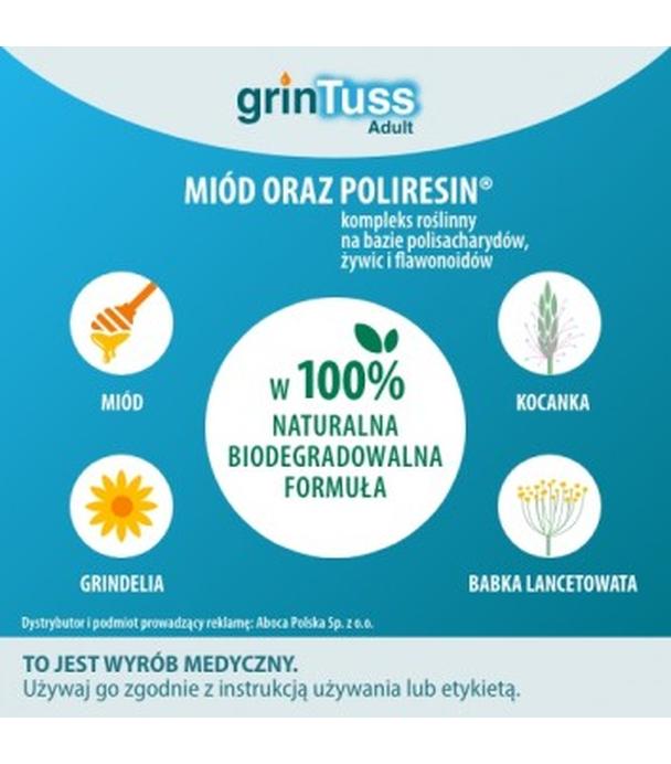 ABOCA Grintuss Adult Syrop - 128 g. Na suchy i mokry kaszel u dzieci od 12. r. ż. i dorosłych.