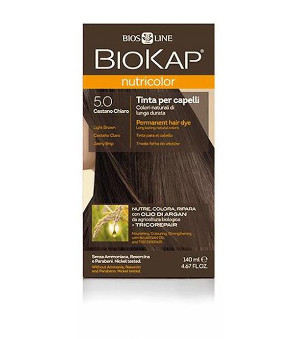 BioKap Nutricolor Farba do włosów 5.0 Jasny Brąz - 140 ml - cena, opinie, właściwości