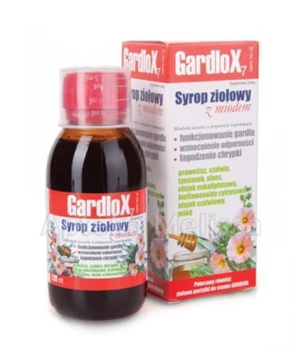 GARDLOX Syrop ziołowy z miodem, 120 ml - ważny do 2025-01-31