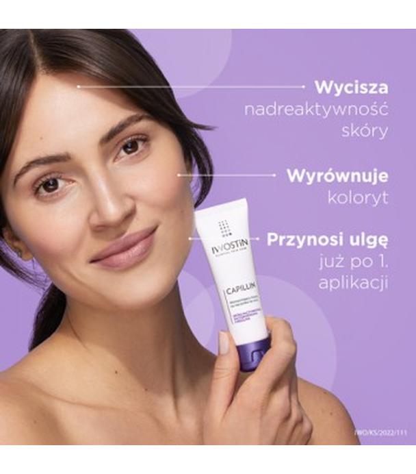 IWOSTIN CAPILLIN Wzmacniający krem na naczynka na noc - 40 ml