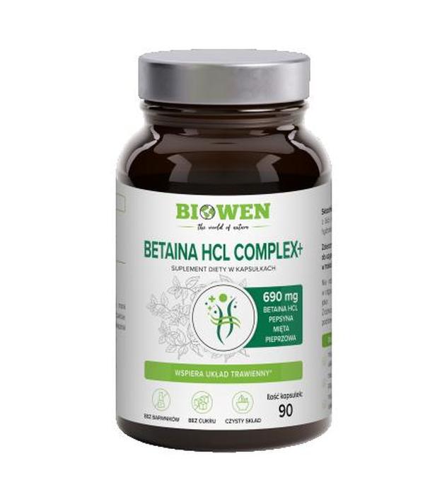 Biowen Betaina HCl Complex+ 90 kapsułek