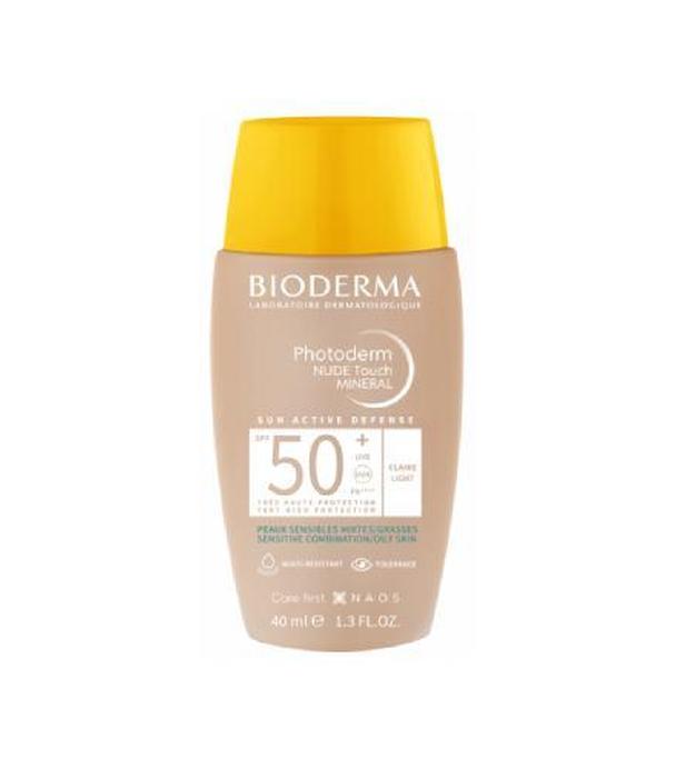 Bioderma Photoderm Nude Touch SPF50+ ochronny podkład mineralny odcień jasny 40 ml