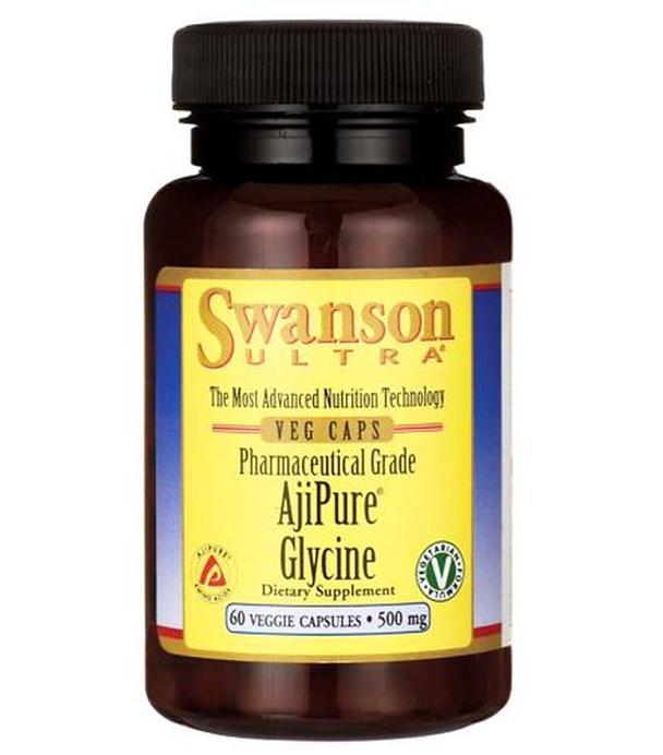 SWANSON AjiPure L-glicyna - 60 kaps