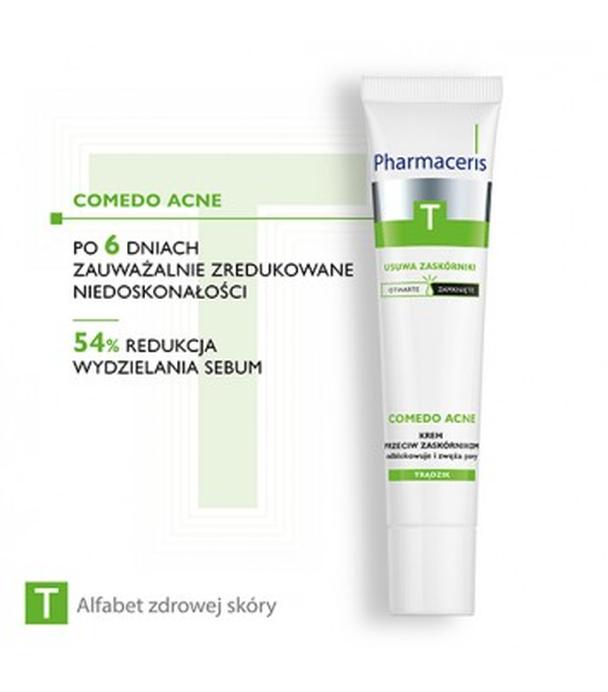 PHARMACERIS T COMEDO ACNE Krem przeciw zaskórnikom - 40 ml - cena, opinie, właściwości