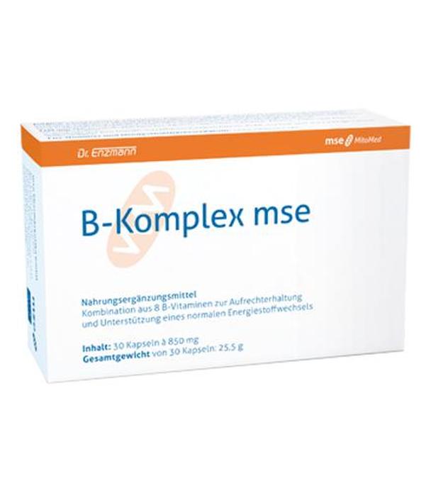 B - Komplex mse - 30 kaps. - cena, opinie, stosowanie