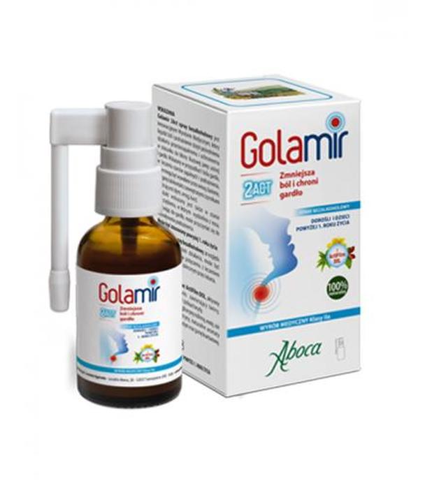 GOLAMIR 2ACT Spray do gardła bezalkoholowy dla dzieci i dorosłych - 30 ml