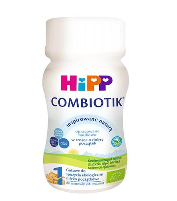 Hipp Bio Combiotik 1 Gotowe do spożycia ekologiczne mleko początkowe dla niemowląt od urodzenia - 90 ml - cena, opinie, wskazania