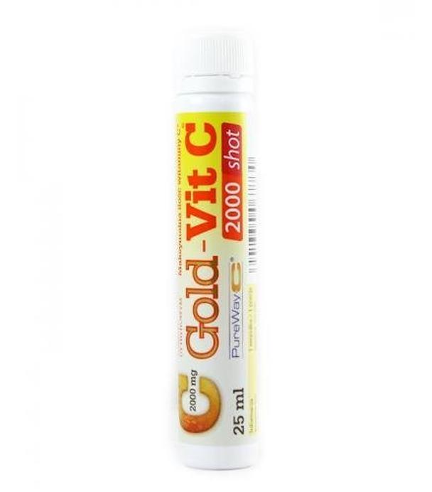 OLIMP GOLD-VIT C 2000 Shot o smaku cytrynowym - 25 ml