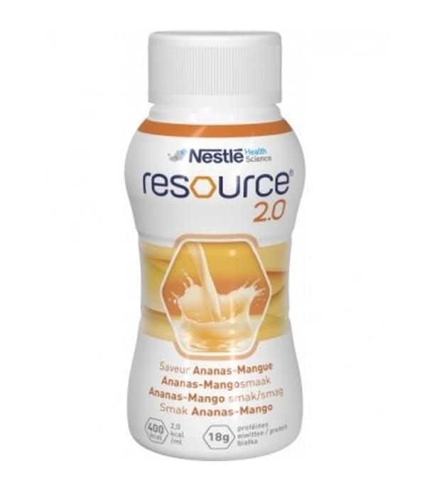 Resource 2.0, płyn o smaku ananas-mango, 4 x 200 ml