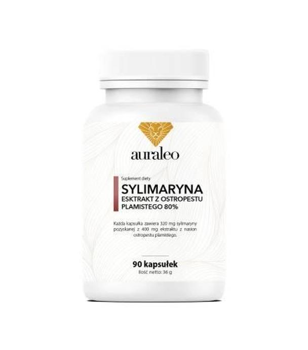 Auraleo Sylimaryna 320 mg Ekstrakt z ostropestu plamistego, kapsułki, 90 sztuk