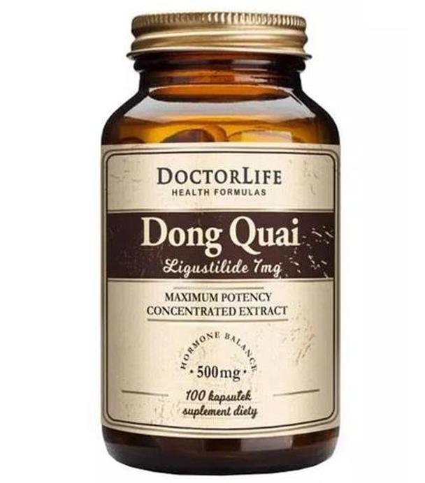 Doctor Life Dong Quai 400 mg - 100 kaps. - cena, opinie, właściwości