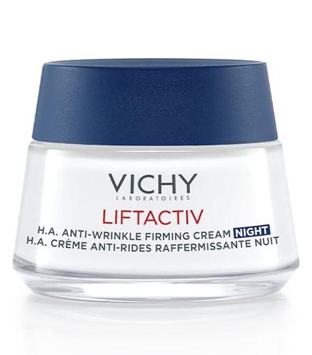 Vichy Liftactiv przeciwzmarszczkowy krem ujędrniający z kwasem hialuronowym na noc, 50 ml