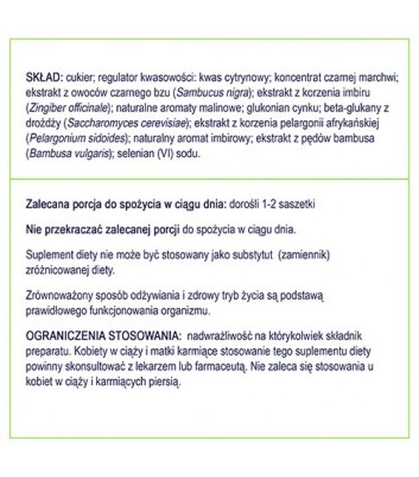 Naturell Immuno Hot, 10 saszetek - 1020804 - uszkodzone kartonowe opakowanie