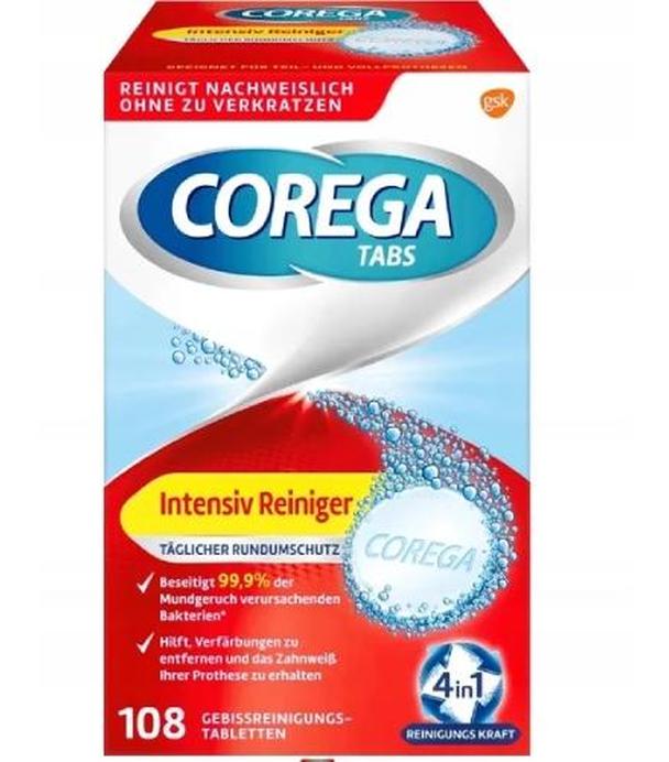 Corega Tabs Intensiv Reiniger, 108 tabletek