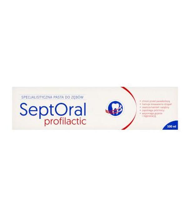 SeptOral Profilactic Specjalistyczna pasta do zębów, 100 ml - cena, opinie, wskazania