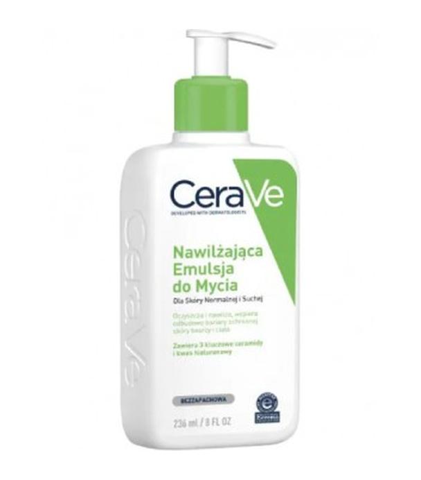 CeraVe, nawilżająca emulsja do mycia dla skóry normalnej i suchej, 236 ml