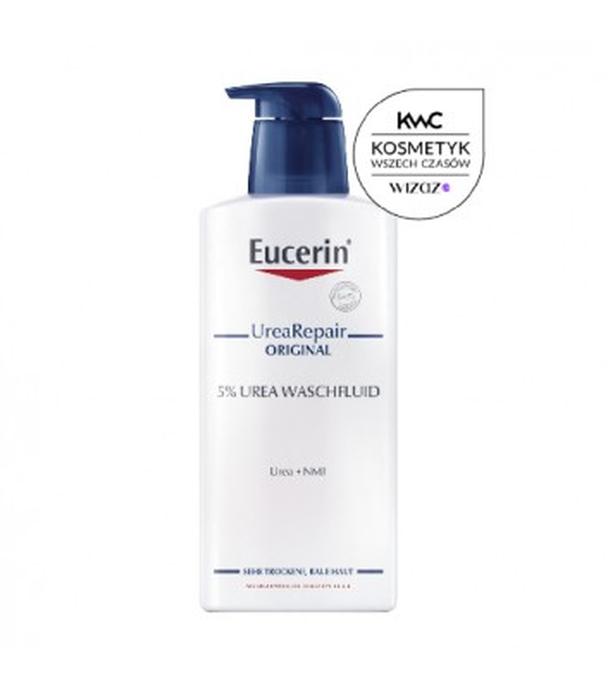 Eucerin UreaRepair Original Fluid do mycia z 5% Mocznikiem do skóry suchej i bardzo suchej, 400 ml, cena, opinie, właściwości