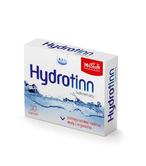 HYDROTINN - 30 kaps. Wspomaga usuwanie nadmiaru wody z oraganizmu