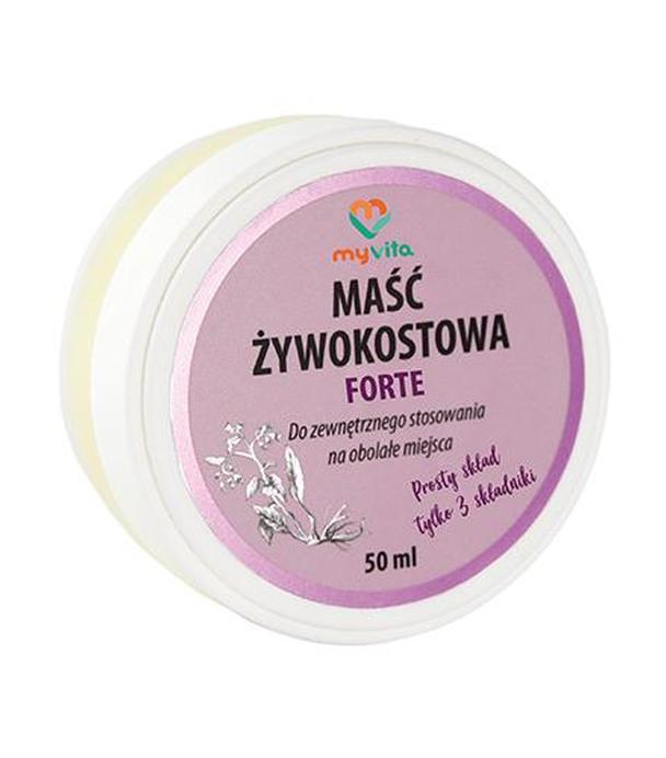 MyVita Maść żywokostowa forte, 50 ml, cena, opinie, skład