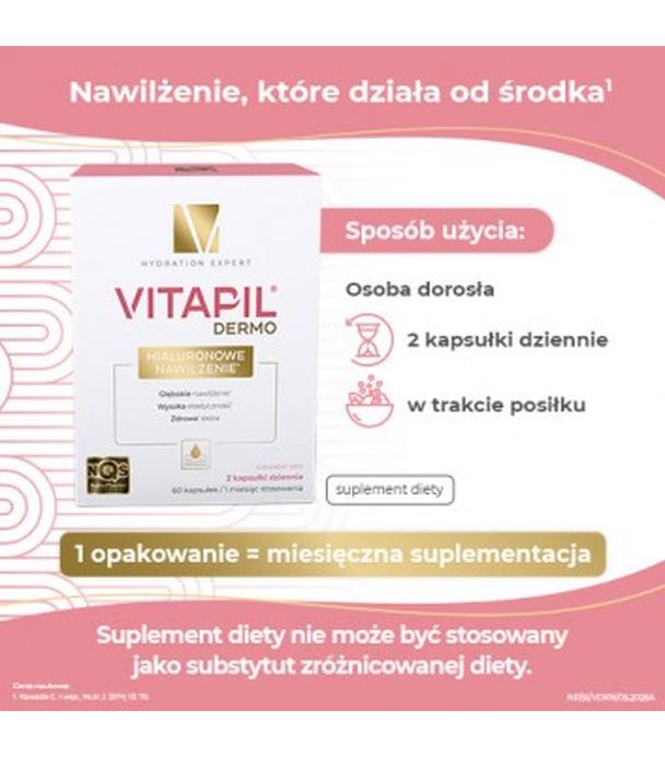 Vitapil Dermo Hialuronowe Nawilżenie, 60 kapsułek