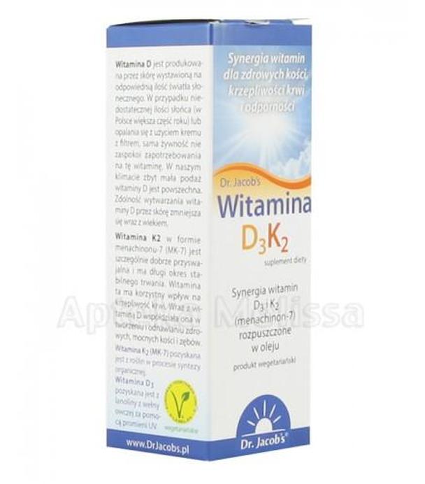 Dr. Jacob's Witamina D3K2, krople, 20 ml