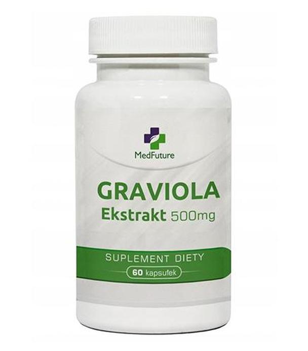 MedFuture Graviola ekstrakt 500 mg, 60 kaps. cena, opinie, dawkowanie