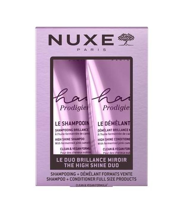 Nuxe Hair Prodigieux, Zestaw Szampon wygładzający, 200 ml + Odżywka wygładzająca, 200 ml