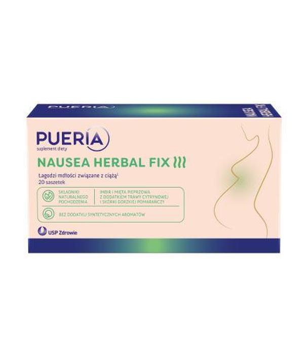 Pueria Nausea Herbal Fix, 20 saszetek