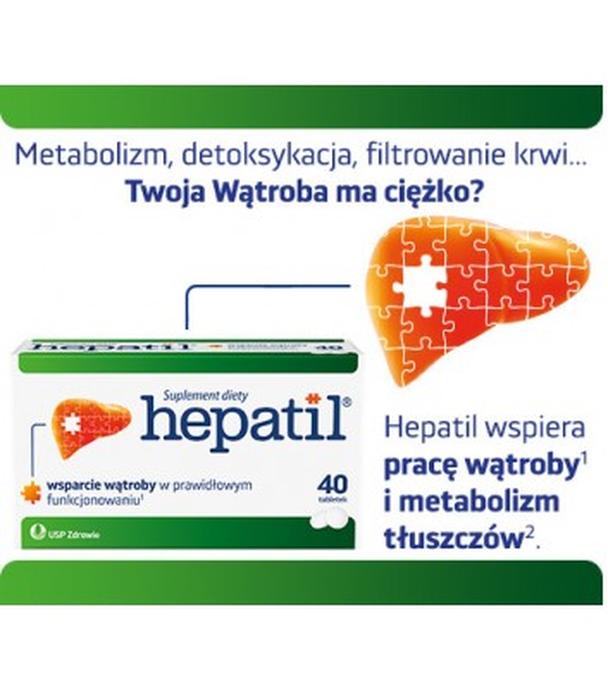 Hepatil, tabletki, 40 sztuk